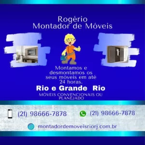 SERVIÇO DE MONTAGEM E DESMONTAGEM EM GERAL Montador de Móveis Boaçu Gonçalo RJ