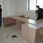 trabalho realizado Baias divis&oacute;rias